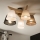 Brilagi - LED  Nadgradni luster ANTHONY 5xE14/40W/230V hrast