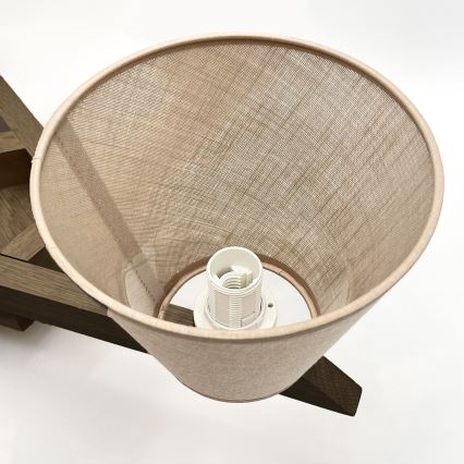 Brilagi - LED  Nadgradni luster ANTHONY 5xE14/40W/230V hrast