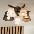 Brilagi - LED  Nadgradni luster ANTHONY 5xE14/40W/230V hrast
