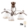 Brilagi - LED Nadgradni luster ANTICO 3xE27/60W/230V bronzana patina