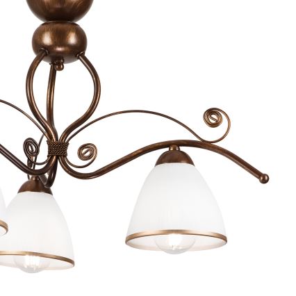 Brilagi - LED Nadgradni luster ANTICO 3xE27/60W/230V bronzana patina