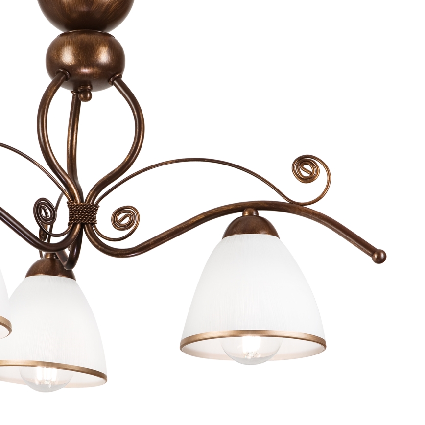 Brilagi - LED Nadgradni luster ANTICO 3xE27/60W/230V bronzana patina