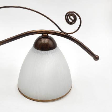 Brilagi - LED Nadgradni luster ANTICO 3xE27/60W/230V bronzana patina