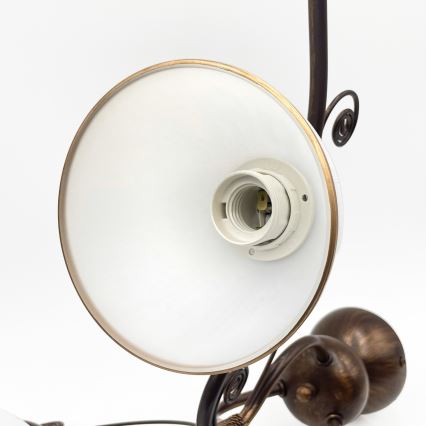 Brilagi - LED Nadgradni luster ANTICO 3xE27/60W/230V bronzana patina