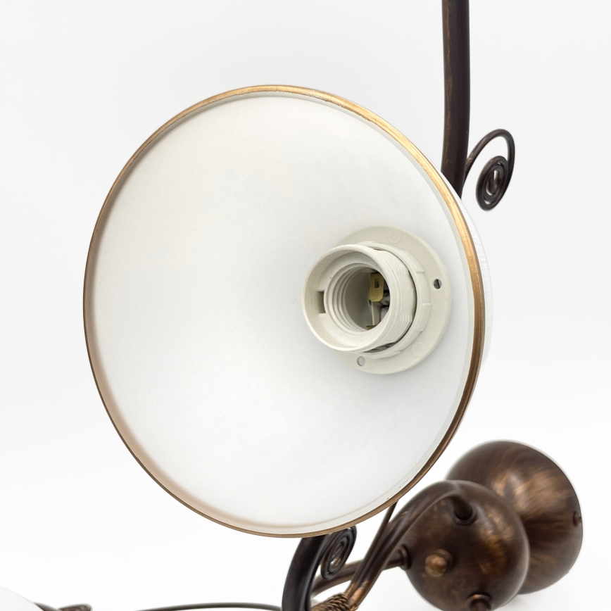 Brilagi - LED Nadgradni luster ANTICO 3xE27/60W/230V bronzana patina