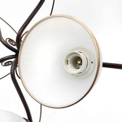 Brilagi - LED Nadgradni luster ANTICO 5xE27/60W/230V bronzana patina