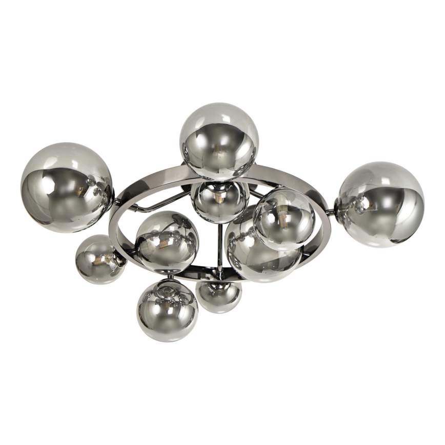 Brilagi - LED Nadgradni luster MILLA 10xG9/3W/230V sjajni krom/dimno