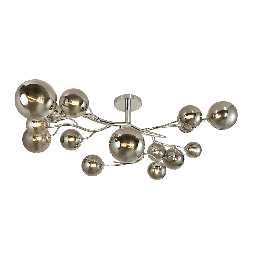 Brilagi - LED Nadgradni luster MISTEL 15xG9/3W/230V sjajni krom/dimno