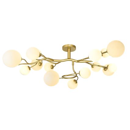 Brilagi - LED Nadgradni luster MISTEL 15xG9/3W/230V zlatna/bela