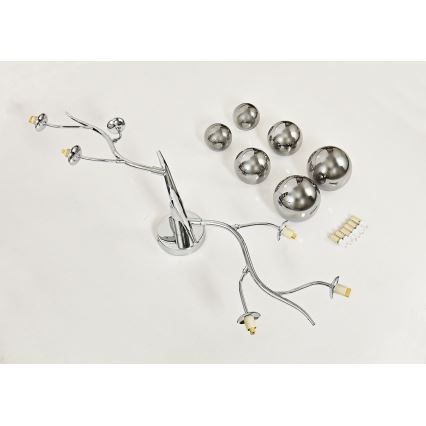 Brilagi - LED Nadgradni luster MISTEL 6xG9/3W/230V sjajni krom/dimno