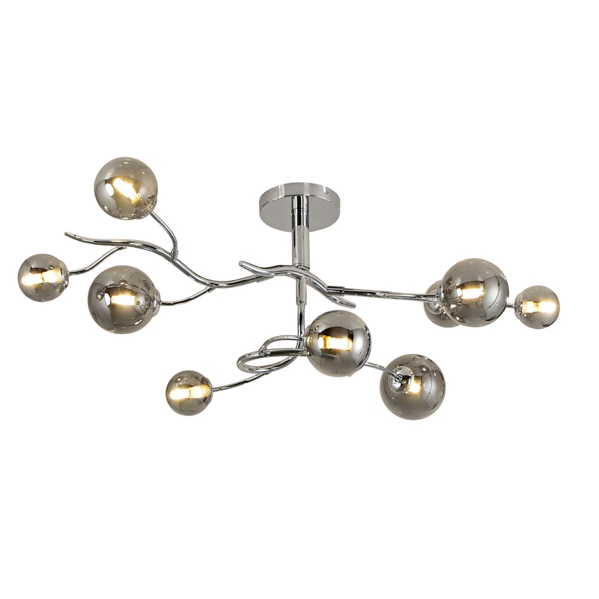 Brilagi - LED Nadgradni luster MISTEL 9xG9/3W/230V sjajni krom/dimno