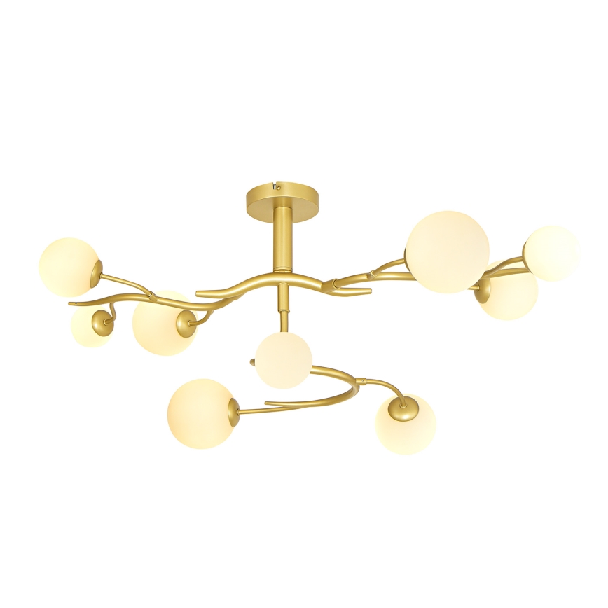 Brilagi - LED Nadgradni luster MISTEL 9xG9/3W/230V zlatna/bela