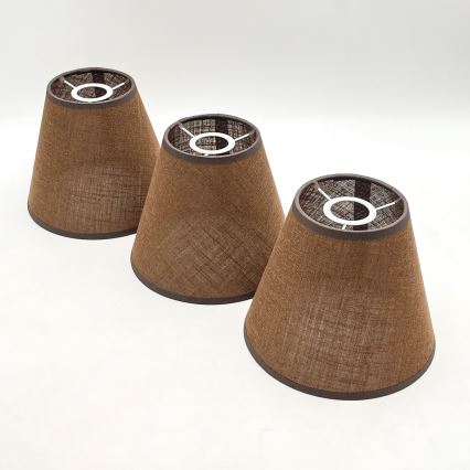 Brilagi - LED  Nadgradni plafonski luster ANTHONY 3xE14/40W/230V hrast/orah/braon