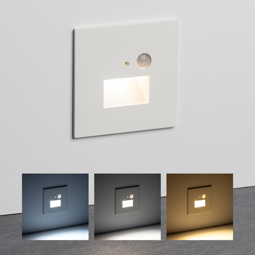 Brilagi - LED Osvetljenje stepeništa sa senzorom pokreta JACK LED/1,5W/230V 3000K/4000K/6500K bela