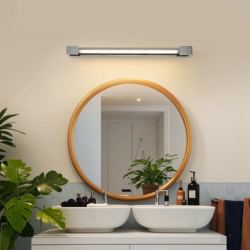 Brilagi - LED osvetljenje za kupatilsko ogledalo AQUA LINE LED/18W/230V 60 cm IP44 sjajni hrom CRI 90