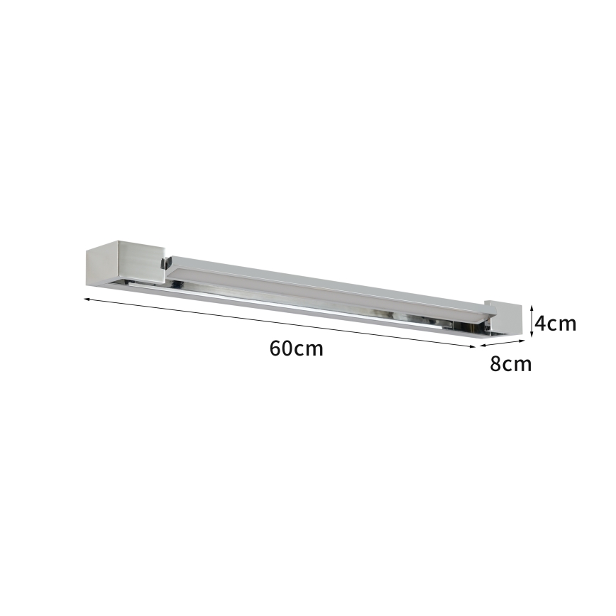 Brilagi - LED osvetljenje za kupatilsko ogledalo AQUA LINE LED/18W/230V 60 cm IP44 sjajni hrom CRI 90
