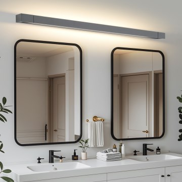 Brilagi - LED osvetljenje za kupatilska ogledala AQUA LINE LED/36W/230V 120 cm IP44 antracit
