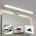 Brilagi - LED osvetljenje za kupatilsko ogledalo 3 u 1 VESTRA LED/12W/230V 60 cm IP44 sjajni hrom