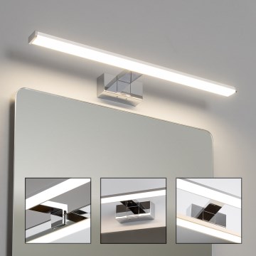 Brilagi - LED osvetljenje za kupatilsko ogledalo 3 u 1 VESTRA LED/12W/230V 60 cm IP44 sjajni hrom