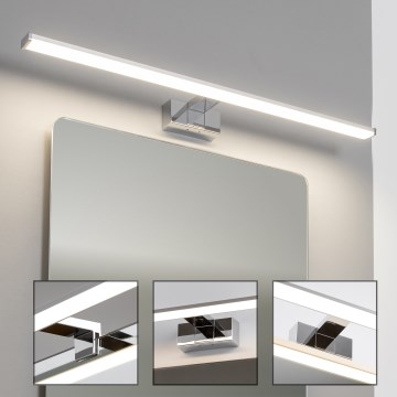 Brilagi - LED osvetljenje za kupatilsko ogledalo 3u1 VESTRA LED/15W/230V 80 cm IP44 sjajni hrom