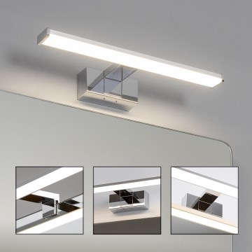 Brilagi - LED osvetljenje za kupatilsko ogledalo 3u1 VESTRA LED/8W/230V 40 cm IP44 sjajni hrom