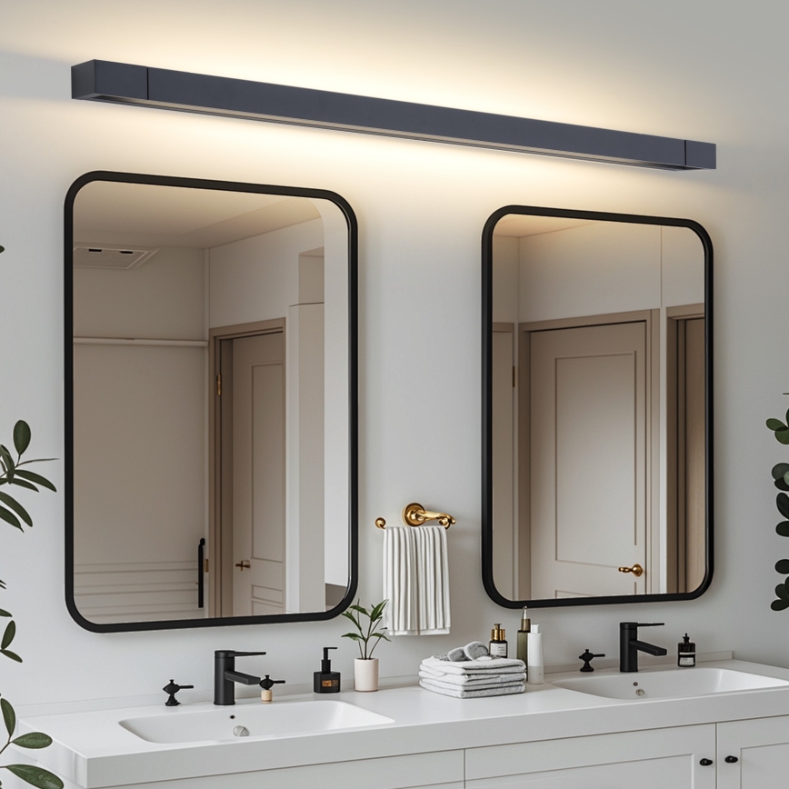 Brilagi - LED osvetljenje za kupatilsko ogledalo AQUA LINE LED/36W/230V 120 cm IP44 crna