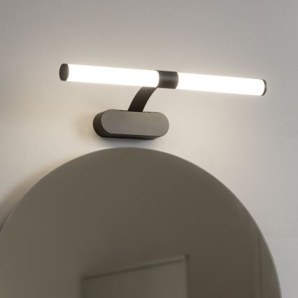 Brilagi - 2 u 1 LED osvetljenje za kupatilsko ogledalo TUBEO LED/6W/230V 40 cm IP44 crna