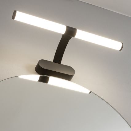 Brilagi - 2 u 1 LED osvetljenje za kupatilsko ogledalo TUBEO LED/6W/230V 40 cm IP44 crna