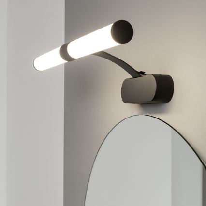 Brilagi - 2 u 1 LED osvetljenje za kupatilsko ogledalo TUBEO LED/6W/230V 40 cm IP44 crna