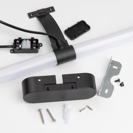 Brilagi - 2 u 1 LED osvetljenje za kupatilsko ogledalo TUBEO LED/6W/230V 40 cm IP44 crna