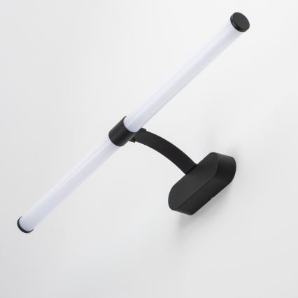 Brilagi - LED kupatilsko osvetljenje za ogledalo 2 u 1 TUBEO LED/8W/230V 60 cm IP44 crna