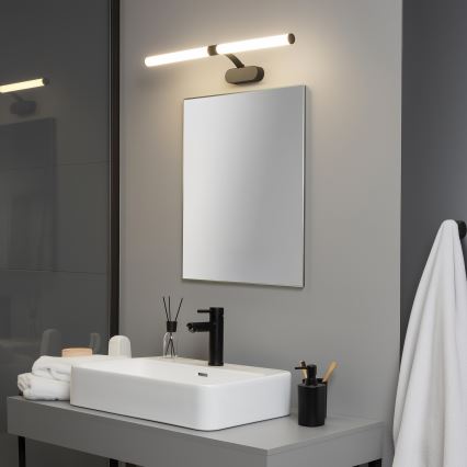Brilagi - LED kupatilsko osvetljenje za ogledalo 2 u 1 TUBEO LED/8W/230V 60 cm IP44 crna