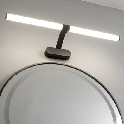 Brilagi - LED kupatilsko osvetljenje za ogledalo 2 u 1 TUBEO LED/8W/230V 60 cm IP44 crna