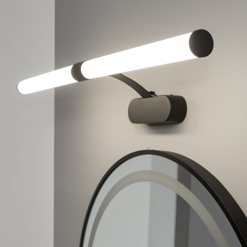 Brilagi - LED kupatilsko osvetljenje za ogledalo 2 u 1 TUBEO LED/8W/230V 60 cm IP44 crna