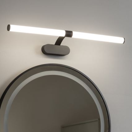 Brilagi - LED kupatilsko osvetljenje za ogledalo 2 u 1 TUBEO LED/8W/230V 60 cm IP44 crna