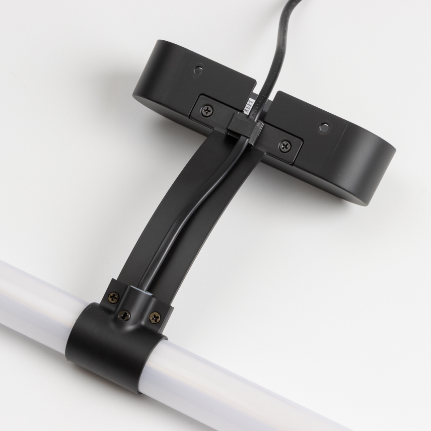 Brilagi - LED kupatilsko osvetljenje za ogledalo 2 u 1 TUBEO LED/8W/230V 60 cm IP44 crna