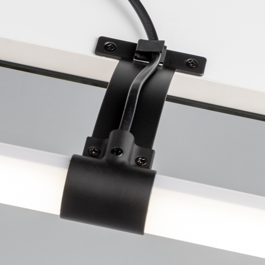 Brilagi - LED kupatilsko osvetljenje za ogledalo 2 u 1 TUBEO LED/8W/230V 60 cm IP44 crna