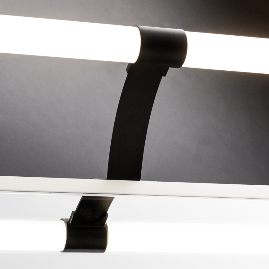 Brilagi - LED kupatilsko osvetljenje za ogledalo 2 u 1 TUBEO LED/8W/230V 60 cm IP44 crna