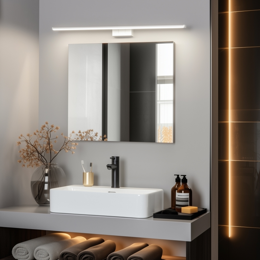 Brilagi - LED osvetljenje za kupatilsko ogledalo 3u1 VESTRA LED/15W/230V 80 cm IP44 belo