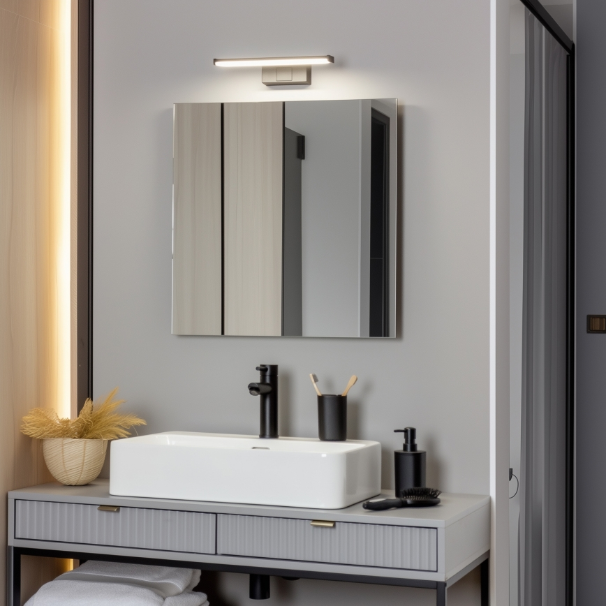 Brilagi - LED rasveta za kupatilsko ogledalo 3u1 VESTRA LED/6W/230V 30 cm IP44 crna