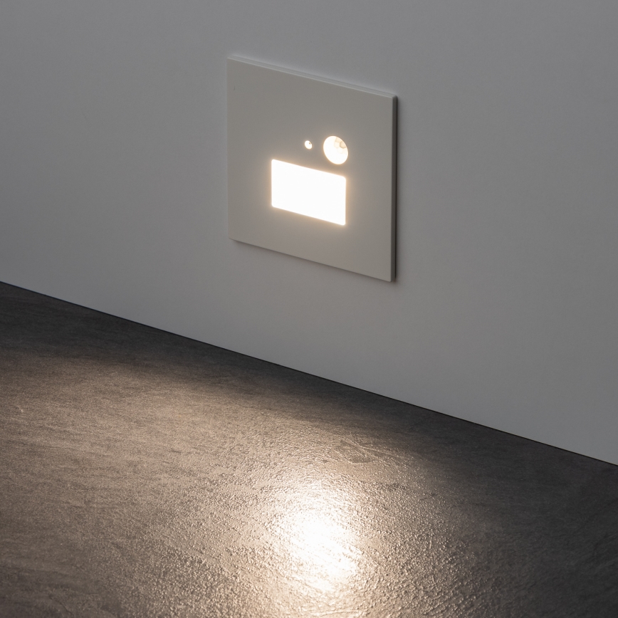 Brilagi - LED svetlo za stepenište sa senzorom pokreta i sumraka JACK LED/1,5W/230V 3000/4000/6500K bela