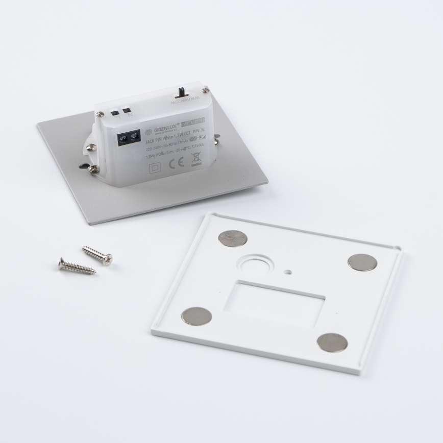 Brilagi - LED svetlo za stepenište sa senzorom pokreta i sumraka JACK LED/1,5W/230V 3000/4000/6500K bela