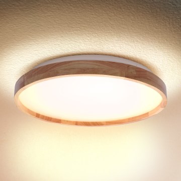 Brilagi - LED Plafonjera ALSON LED/24W/230V hrast