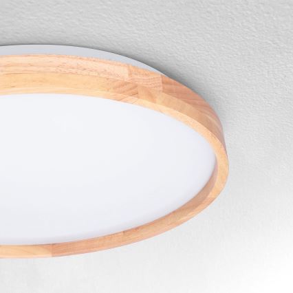 Brilagi - LED Plafonjera ALSON LED/24W/230V hrast