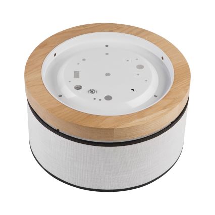 Brilagi - LED Plafonjera BELLADONNA 1xE27/15W/230V pr. 30 cm bela/hrast