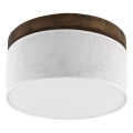 Brilagi - LED Plafonjera BELLADONNA 1xE27/15W/230V pr. 30 cm bela/hrast