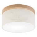 Brilagi - LED Plafonjera BELLADONNA 1xE27/15W/230V pr. 30 cm kremasta/hrast