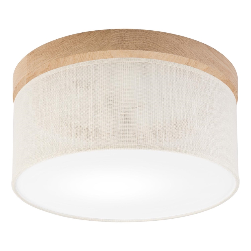 Brilagi - LED Plafonjera BELLADONNA 1xE27/15W/230V pr. 30 cm kremasta/hrast