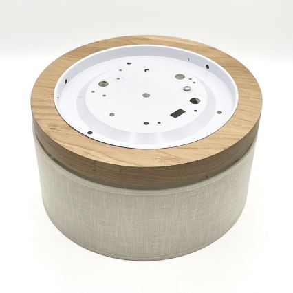 Brilagi - LED Plafonjera BELLADONNA 1xE27/15W/230V pr. 30 cm kremasta/hrast