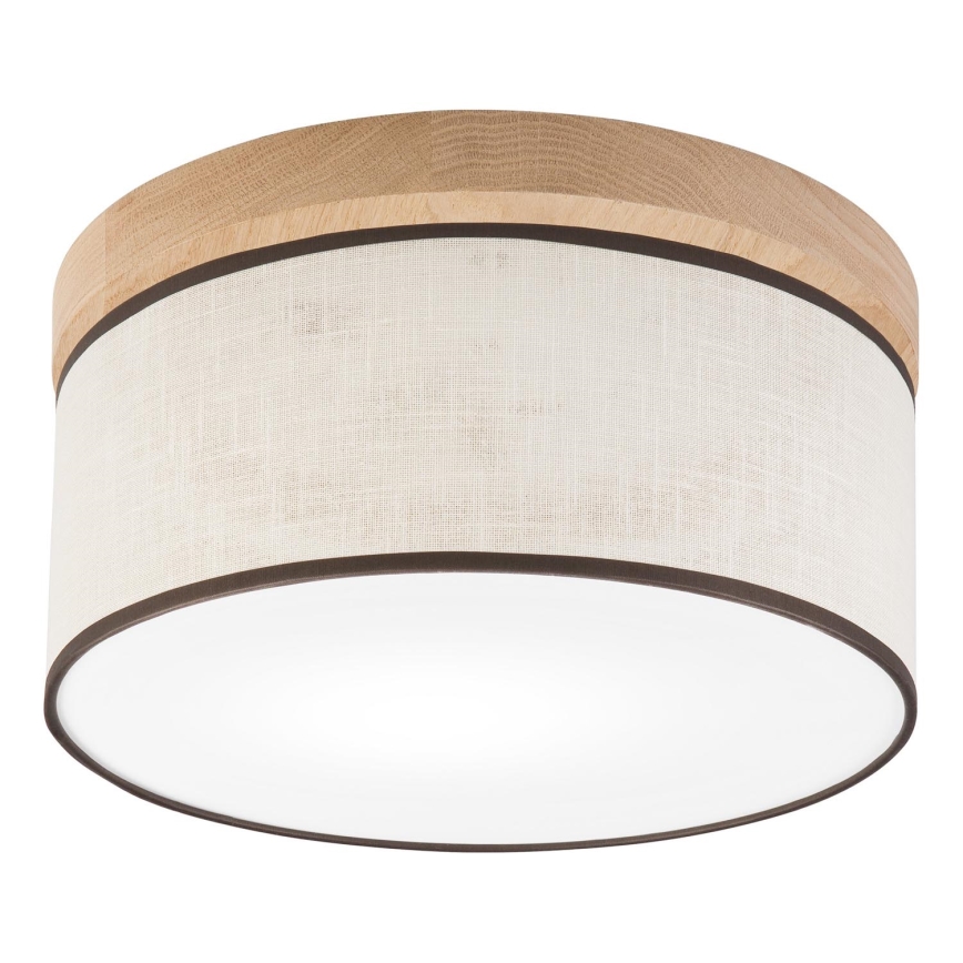 Brilagi - LED Plafonjera BELLADONNA 1xE27/15W/230V pr. 30 cm kremasta/hrast
